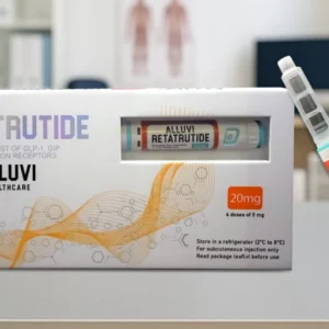 Alluvi Retatrutide 20 mg research peptide vial for metabolic studies UK
