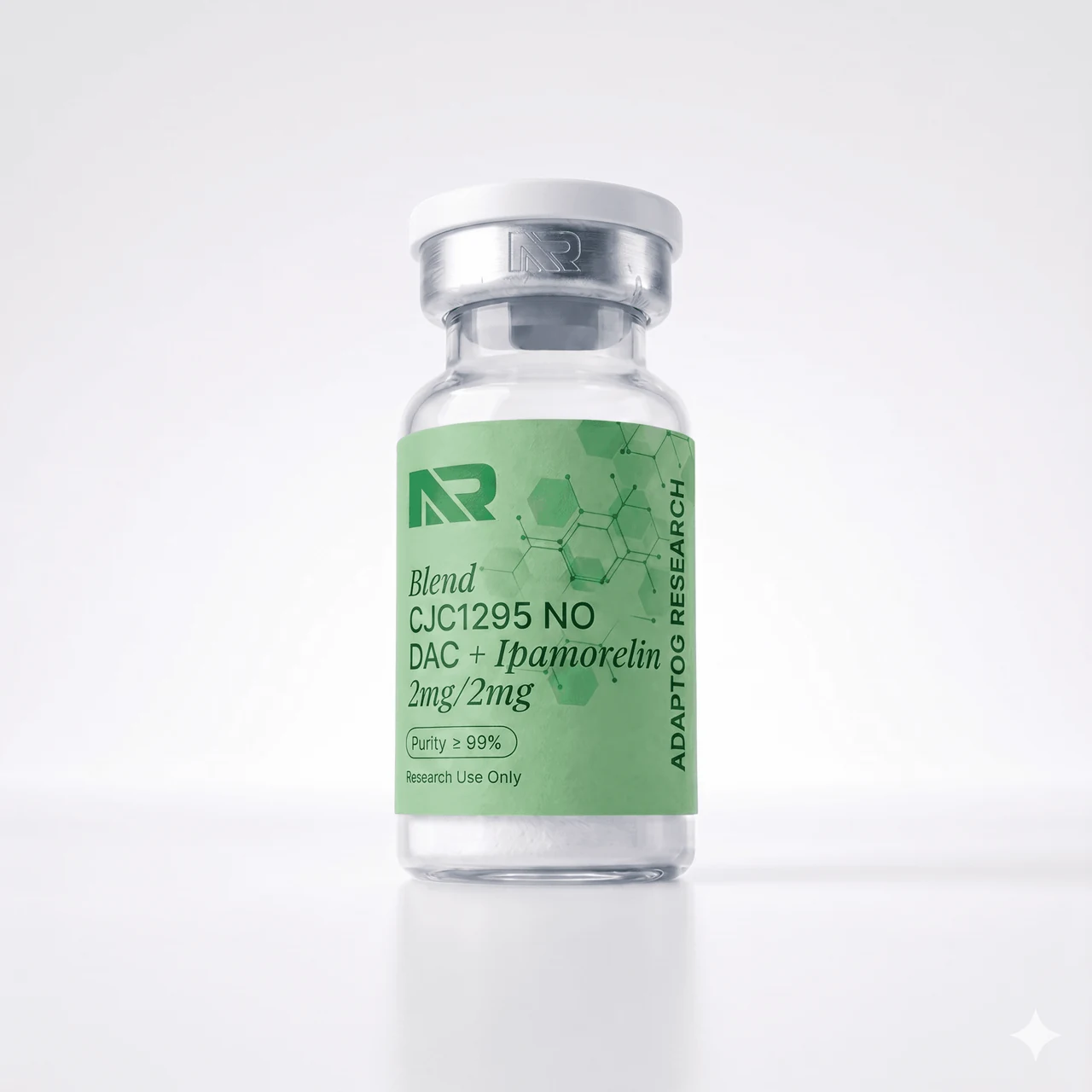 CJC-1295 + Ipamorelin Blend Research Peptide Vial